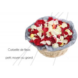 Corbeille de Pétales de roses MOYEN